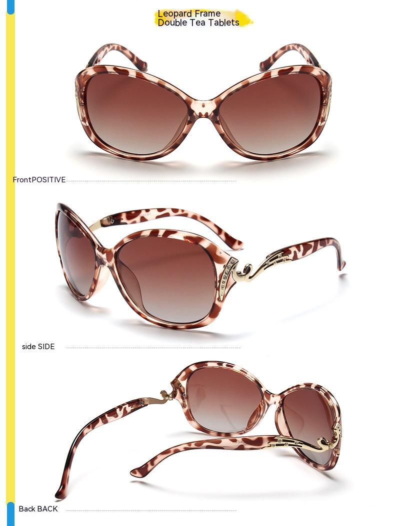 Women's Polarized Large Frame Eye Protection Sunglasses