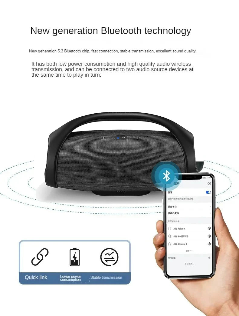 Boombox 2 Outdoor Wireless Bluetooth Portable Speakers Powerful IP67 Waterproof Bass Stereo Speaker Original Boombox2 Sound