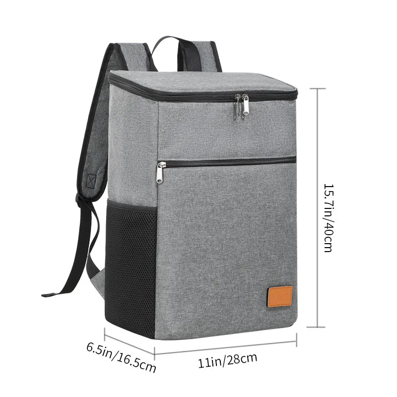Outdoor Picnic Cooler Bag Camping Thermal Backpacks Insulated Bag Beach Drinks Sports Hiking Backpack Leakproof Cooler Lunch Bag