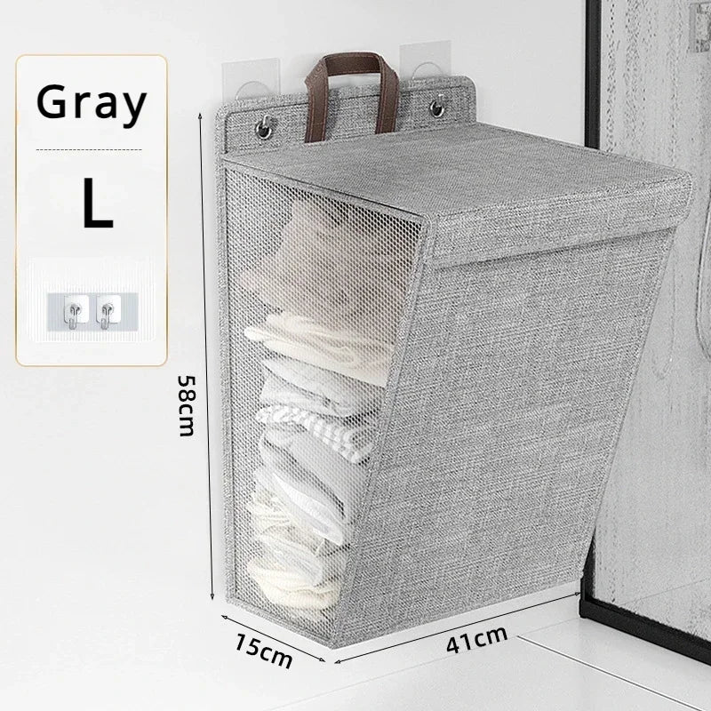 Household Laundry Baskets Foldable Bathrooms Laundry Baskets Multifunctional Large Capacity Waterproof Clothes Storage Basket