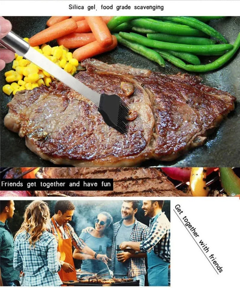 BBQ Tools Set Barbecue Utensil Accessories Thermometer Barbeque Grilling Accessories Outdoor Gril Tools Set BBQ Utensil Set