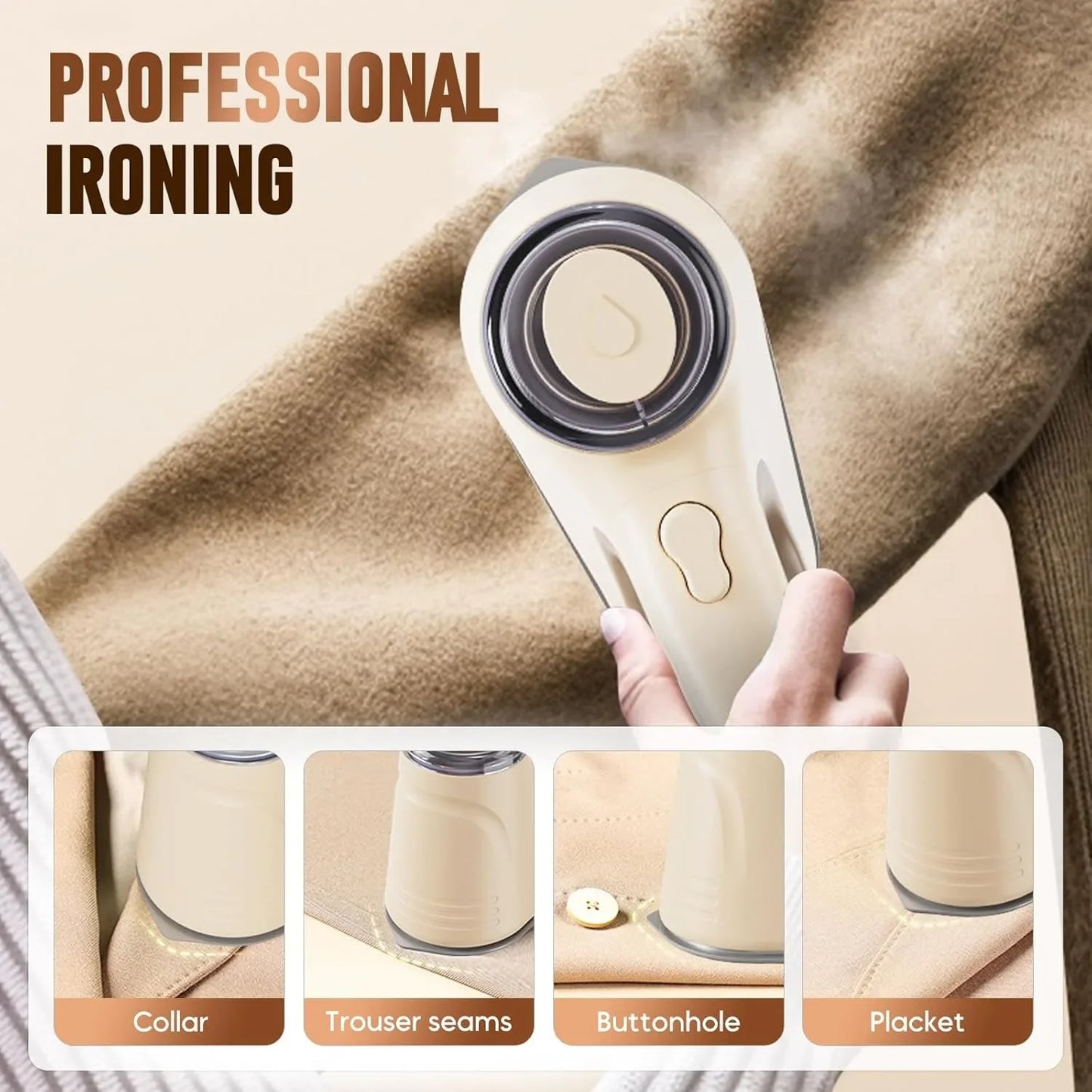 2025 New Vacuum Steamer for Clothes, 1000W Handheld Travel Vacuum Steamer for Clothes, Rapid Heating for Home Travel