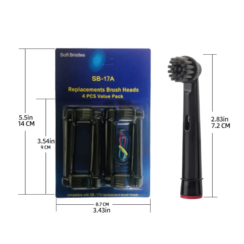 Electric Toothbrush Replacement Brush Heads for Oral Basic Cleaning -B toothbrush nozzle BristlesD100 D25 D30 D32 4739 3709 3744
