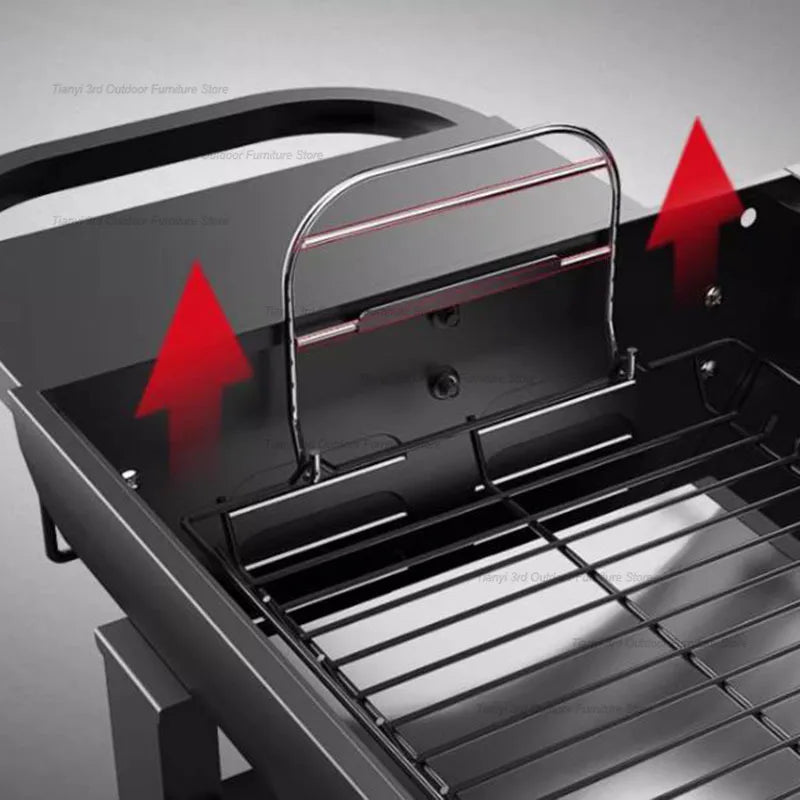Cookware Garden BBQ Grills Charcoal Brazier Kitchen Portable BBQ Grills Large Tourist Barbecue Utensils Forno Elettrico LLBB