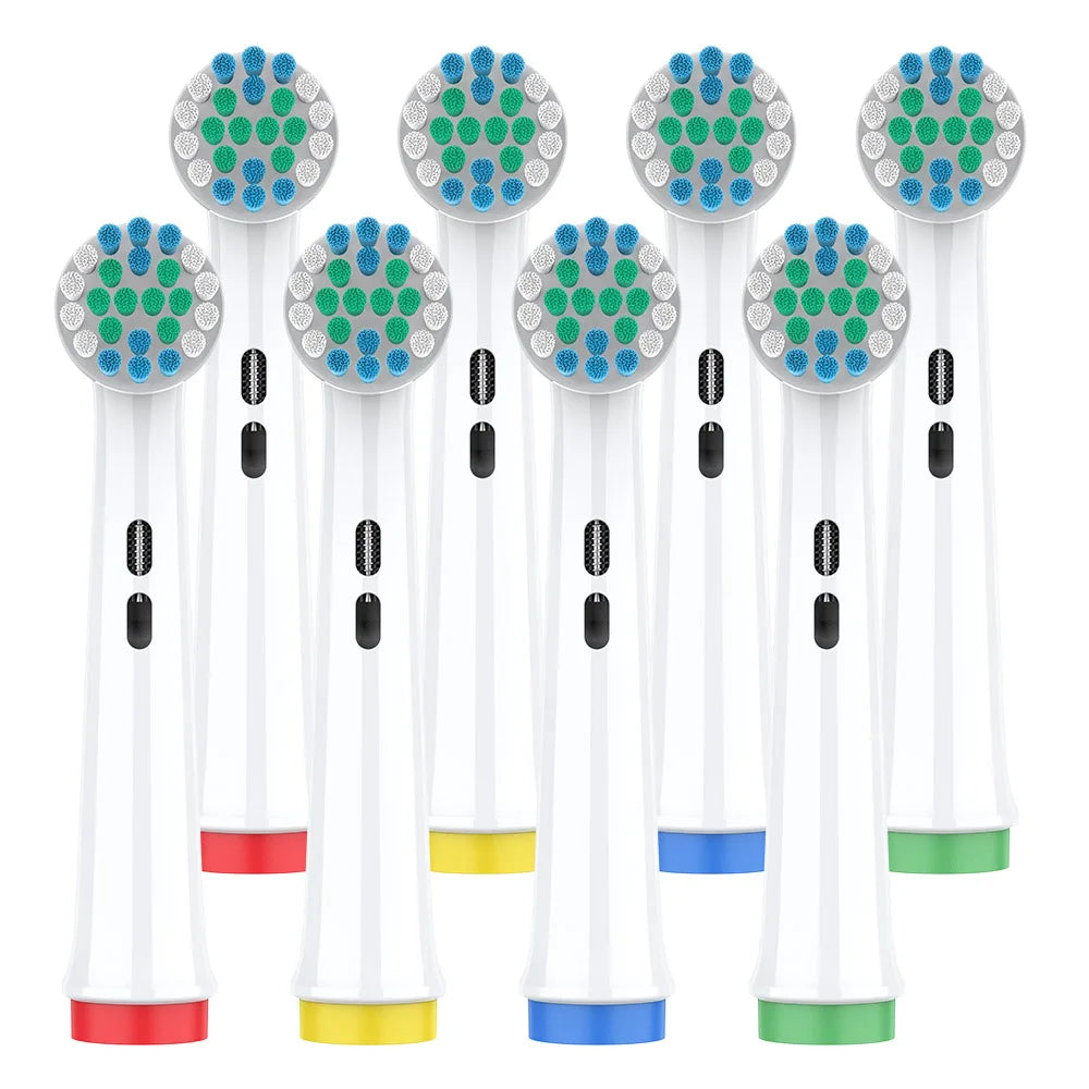 Compatible with Oral electric toothbrush head p2/4000/3757/d12/3766 OLB Refill Sensitive Cross replacement head universal
