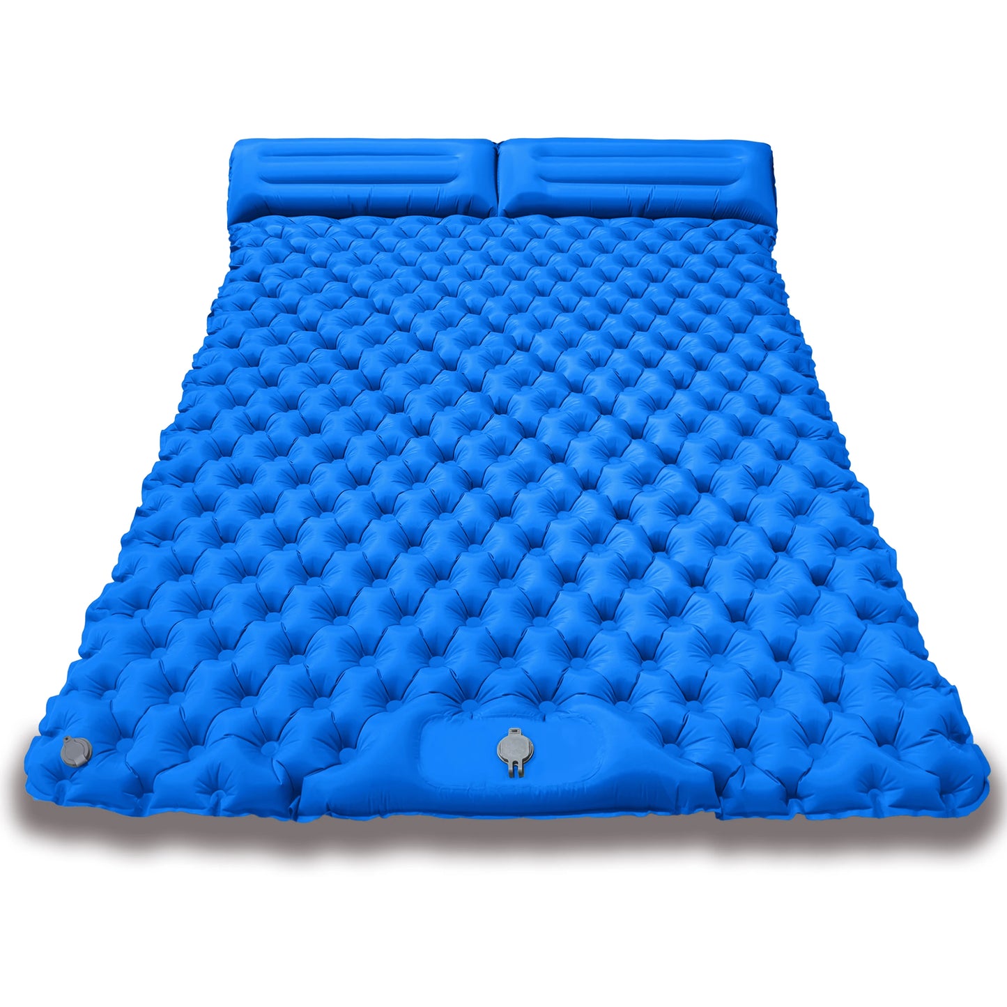 Double Dot Air Mattress for Couples, Inflatable Lounger Pad for Pool/Beach/Camping, Portable Tpu Bed