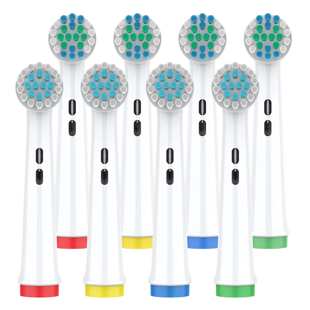 Compatible with Oral electric toothbrush head p2/4000/3757/d12/3766 OLB Refill Sensitive Cross replacement head universal