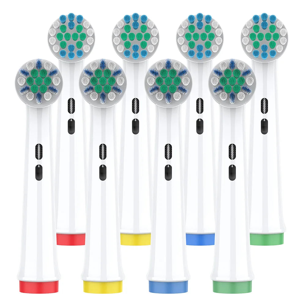 Compatible with Oral electric toothbrush head p2/4000/3757/d12/3766 OLB Refill Sensitive Cross replacement head universal