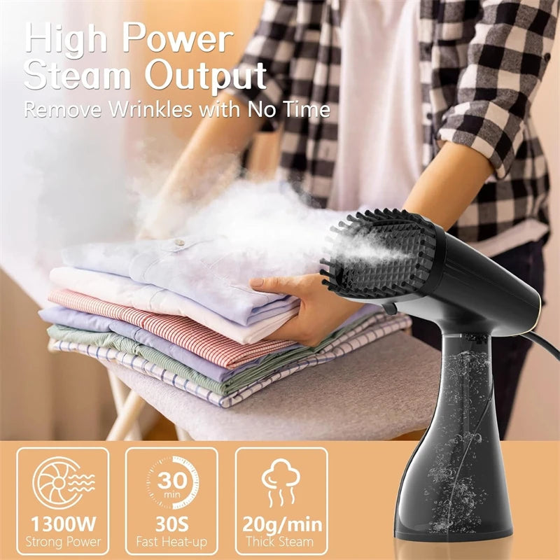 Handheld Garment Steamer Electric Household Steam Iron for clothes Portable Quick Heat Ironing Steam Machine for Home travel