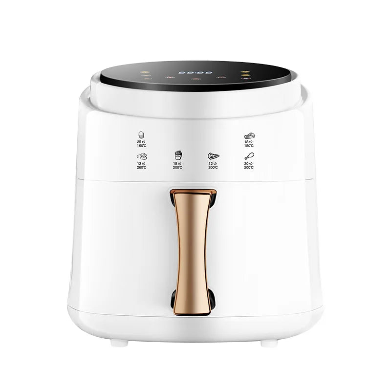 Household Air Fryer 6L 8L Intelligent Electric Fryer French Fries Machine Multi Functional Deep Fryer
