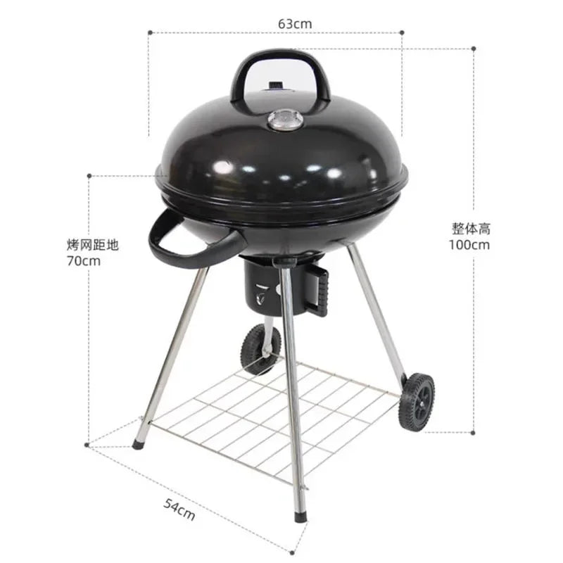 Firewood Cookware BBQ Grills Brazier Portable Garden Charcoal BBQ Grills Camping Kitchen Barbecue Utensils Cuisson Au Four LLBB