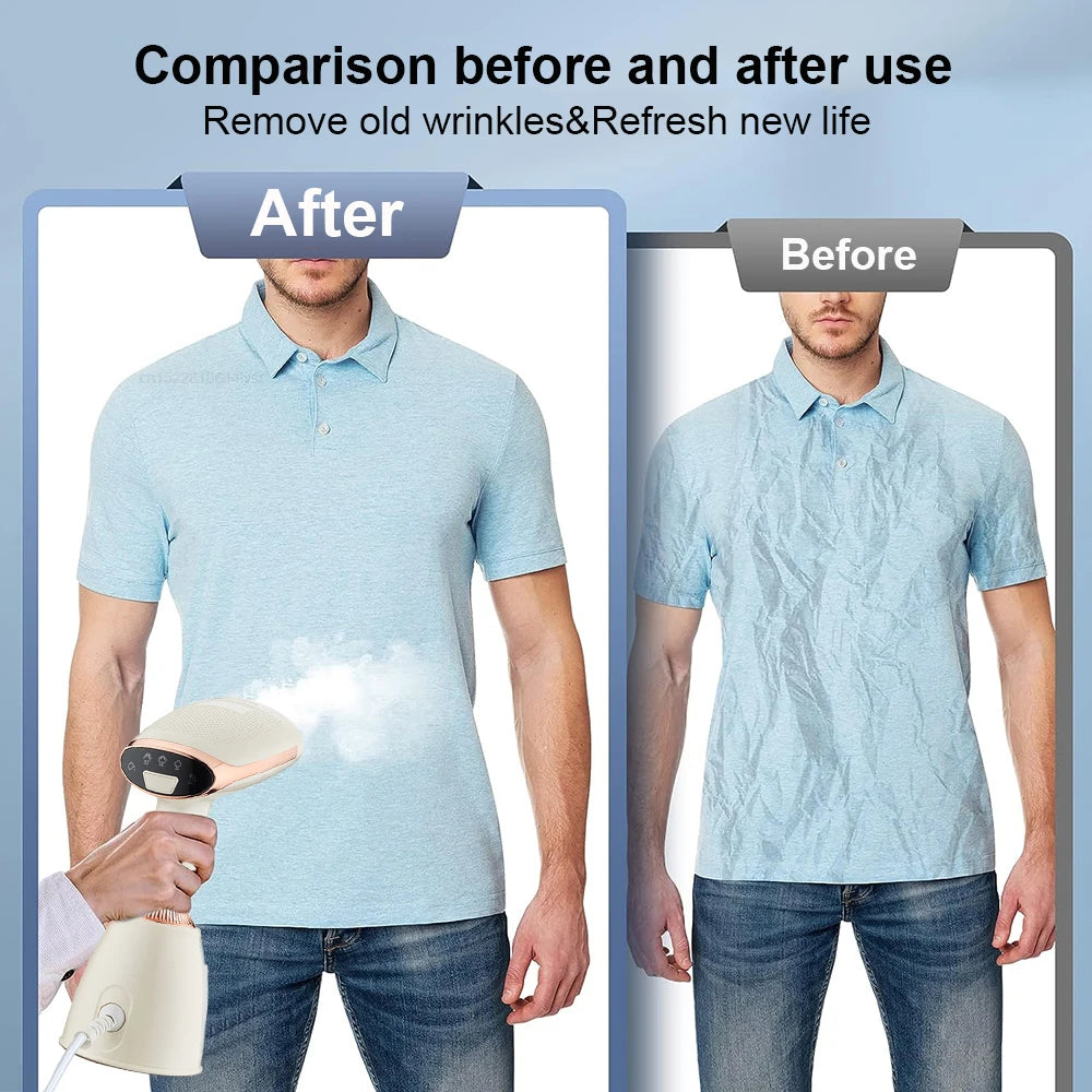 Clothing Vaporizer Portable Handheld Clothes Steamer Vapor Ironing Machine For Home Travel Electric Hanging Garment Steamer
