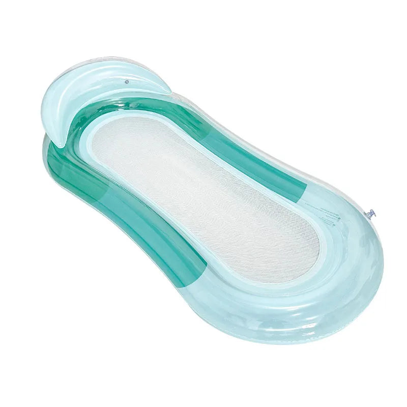 Floating Bed Swimming Pool Air Mattress Inflatable adults Pool Floats PVC Inflatable Floating Raft for Water Party, Swim Boat