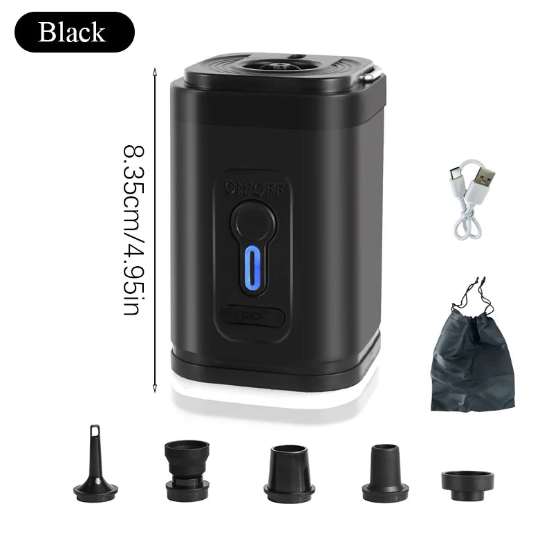 Air pump Wireless compressor Outdoor camping Inflatable Deflatable Vacuum storage bag Backpack inflatables