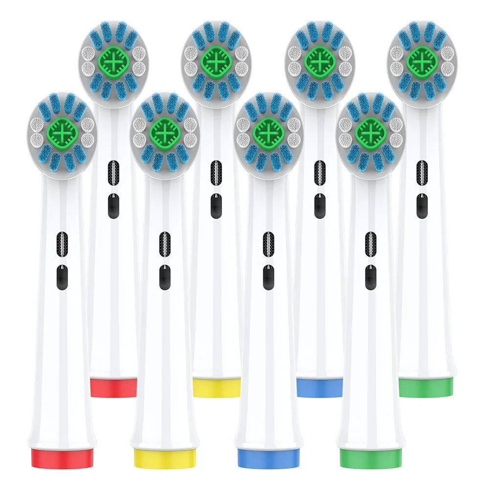 Compatible with Oral electric toothbrush head p2/4000/3757/d12/3766 OLB Refill Sensitive Cross replacement head universal