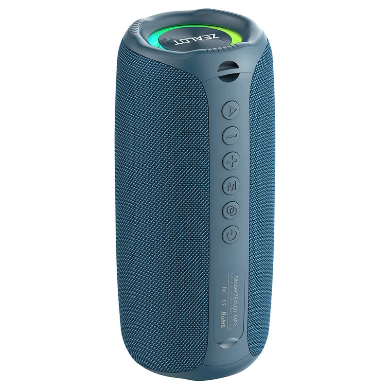 ZEALOT-MP2 Bluetooth Speakers 20W Enhanced Bass Portable Outdoor Wireless Speaker 15Hrs IPX5 Waterproof Speaker Bluetooth 5.3