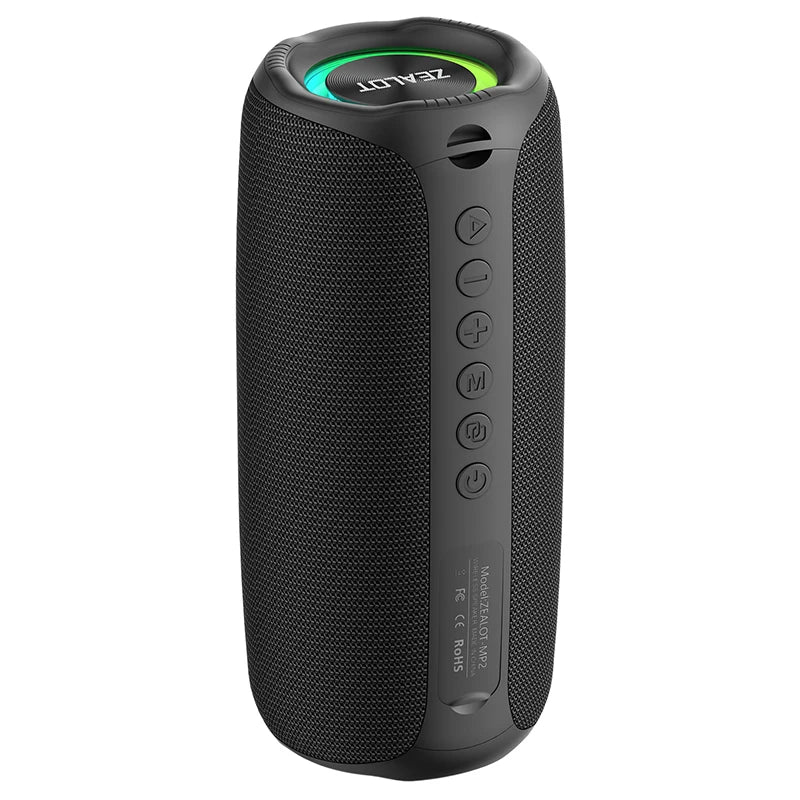 ZEALOT-MP2 Bluetooth Speakers 20W Enhanced Bass Portable Outdoor Wireless Speaker 15Hrs IPX5 Waterproof Speaker Bluetooth 5.3