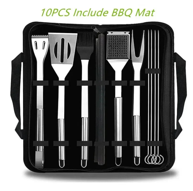 BBQ Tools Set Barbecue Utensil Accessories Thermometer Barbeque Grilling Accessories Outdoor Gril Tools Set BBQ Utensil Set