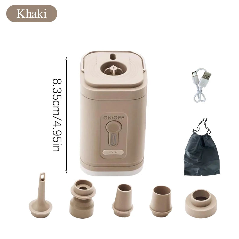 Air pump Wireless compressor Outdoor camping Inflatable Deflatable Vacuum storage bag Backpack inflatables