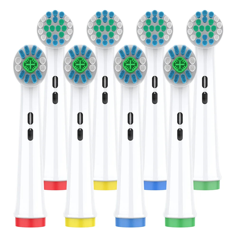 Compatible with Oral electric toothbrush head p2/4000/3757/d12/3766 OLB Refill Sensitive Cross replacement head universal