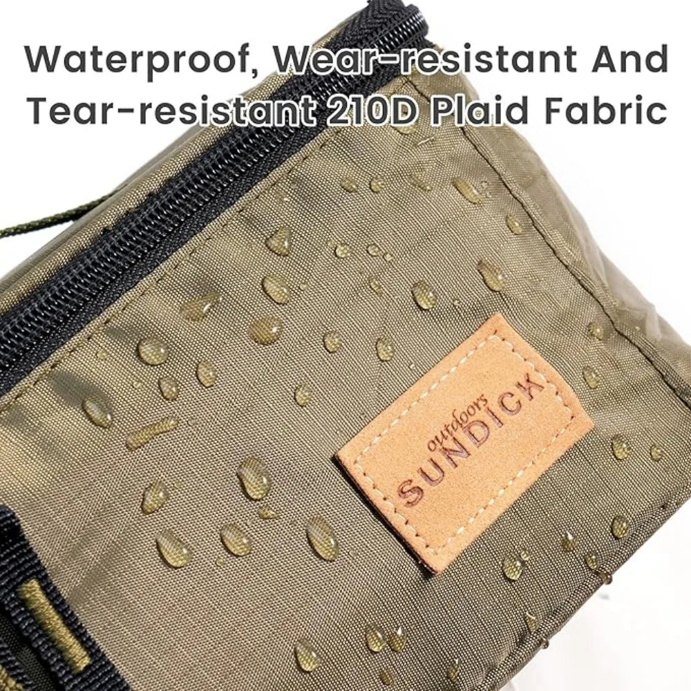Camping Cookware Storage Organization Bag, Outdoor Portable Organizer Tote ziplock Bag Carrying Toolbag for Garden Picnic