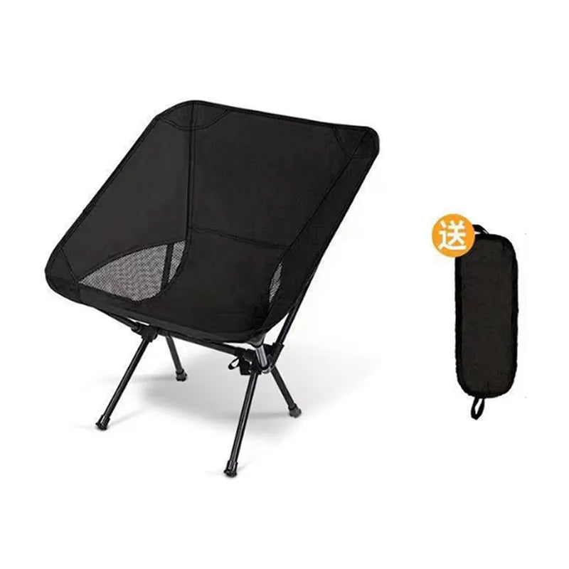 2025/ Foldable Camping Chairs Set Lightweight folding Chair Ultralight *Backpacking Moon Chairs for Garden Picnic Beach Fishing