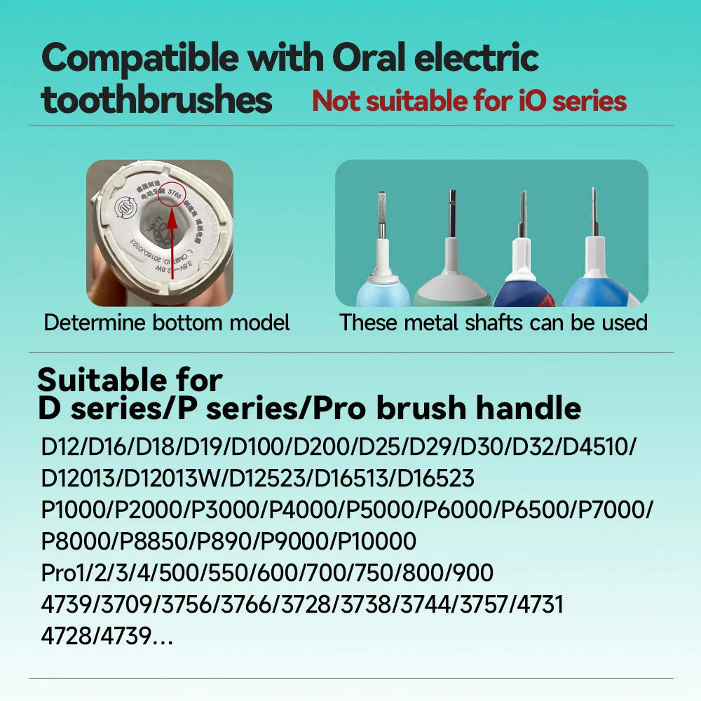 Electric Toothbrush Replacement Brush Heads for Oral Basic Cleaning -B toothbrush nozzle BristlesD100 D25 D30 D32 4739 3709 3744