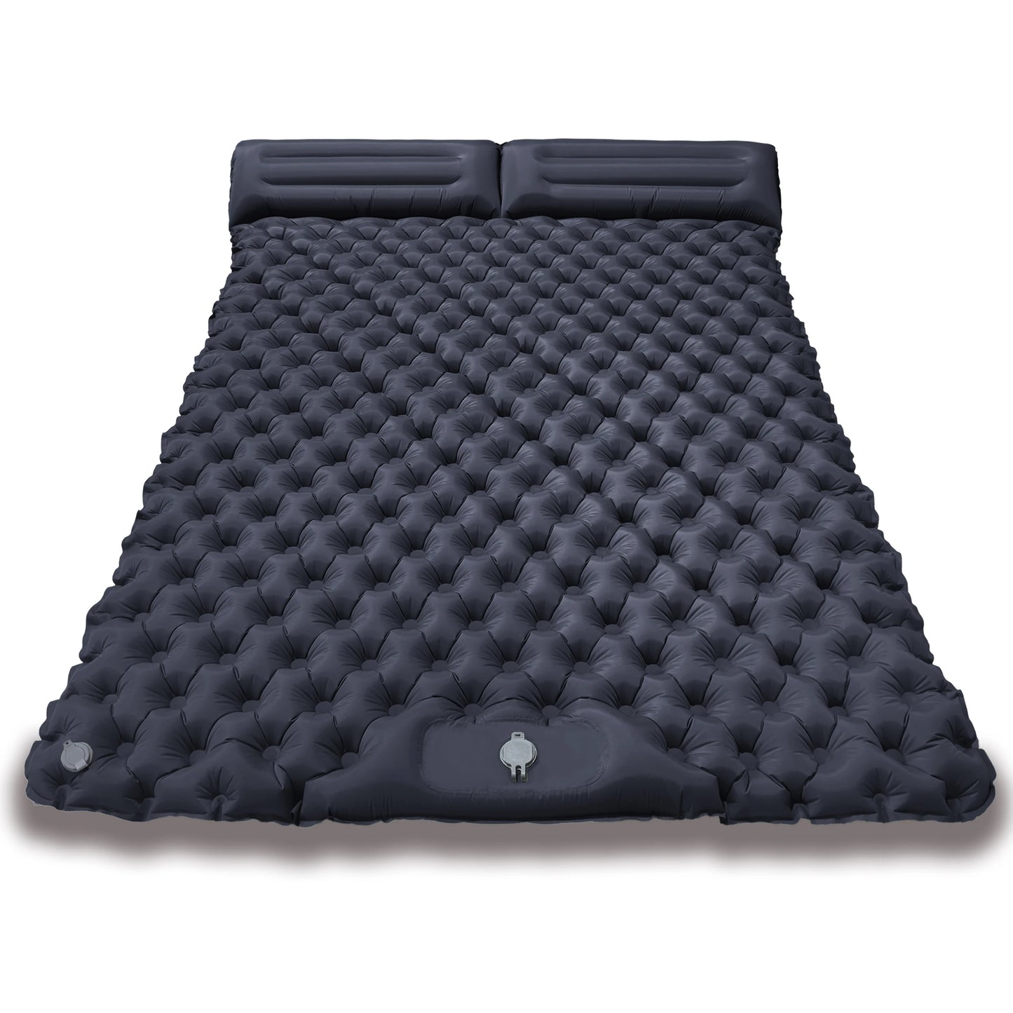 Double Dot Air Mattress for Couples, Inflatable Lounger Pad for Pool/Beach/Camping, Portable Tpu Bed