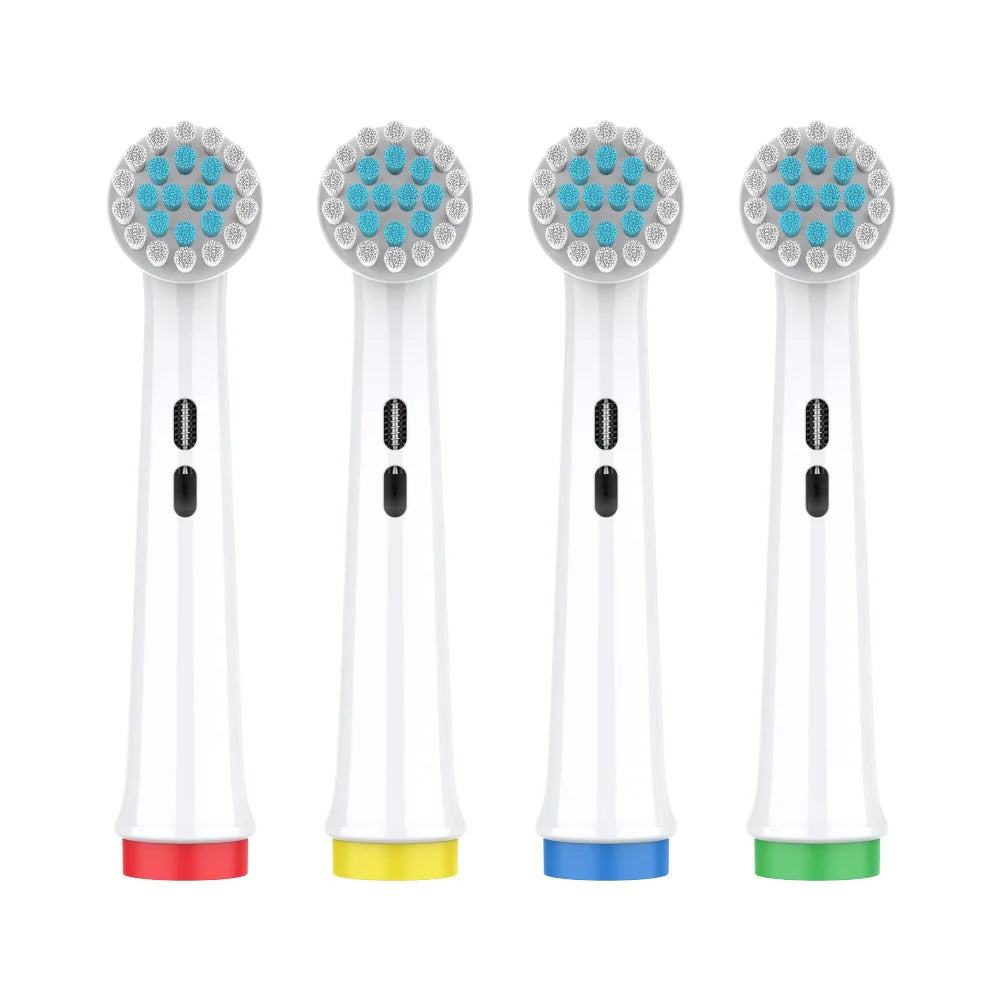 Compatible with Oral electric toothbrush head p2/4000/3757/d12/3766 OLB Refill Sensitive Cross replacement head universal