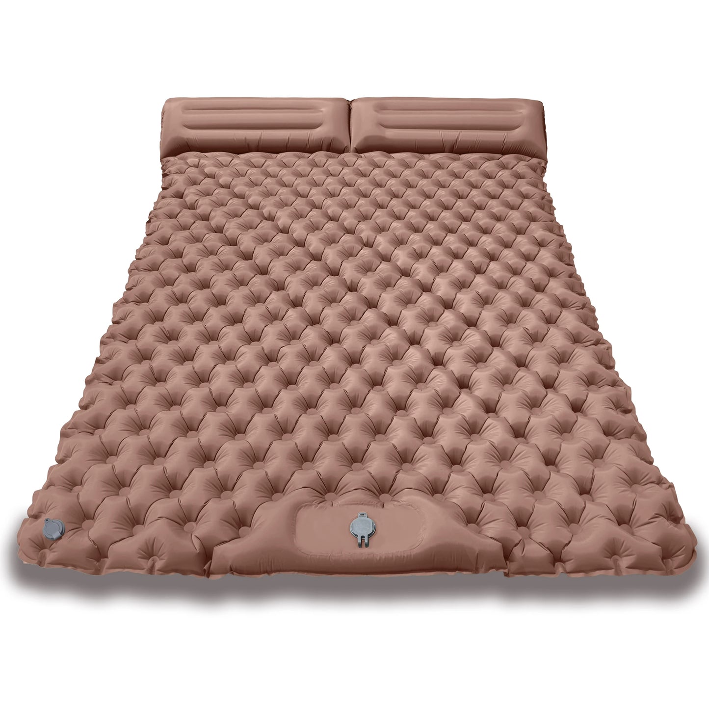 Double Dot Air Mattress for Couples, Inflatable Lounger Pad for Pool/Beach/Camping, Portable Tpu Bed
