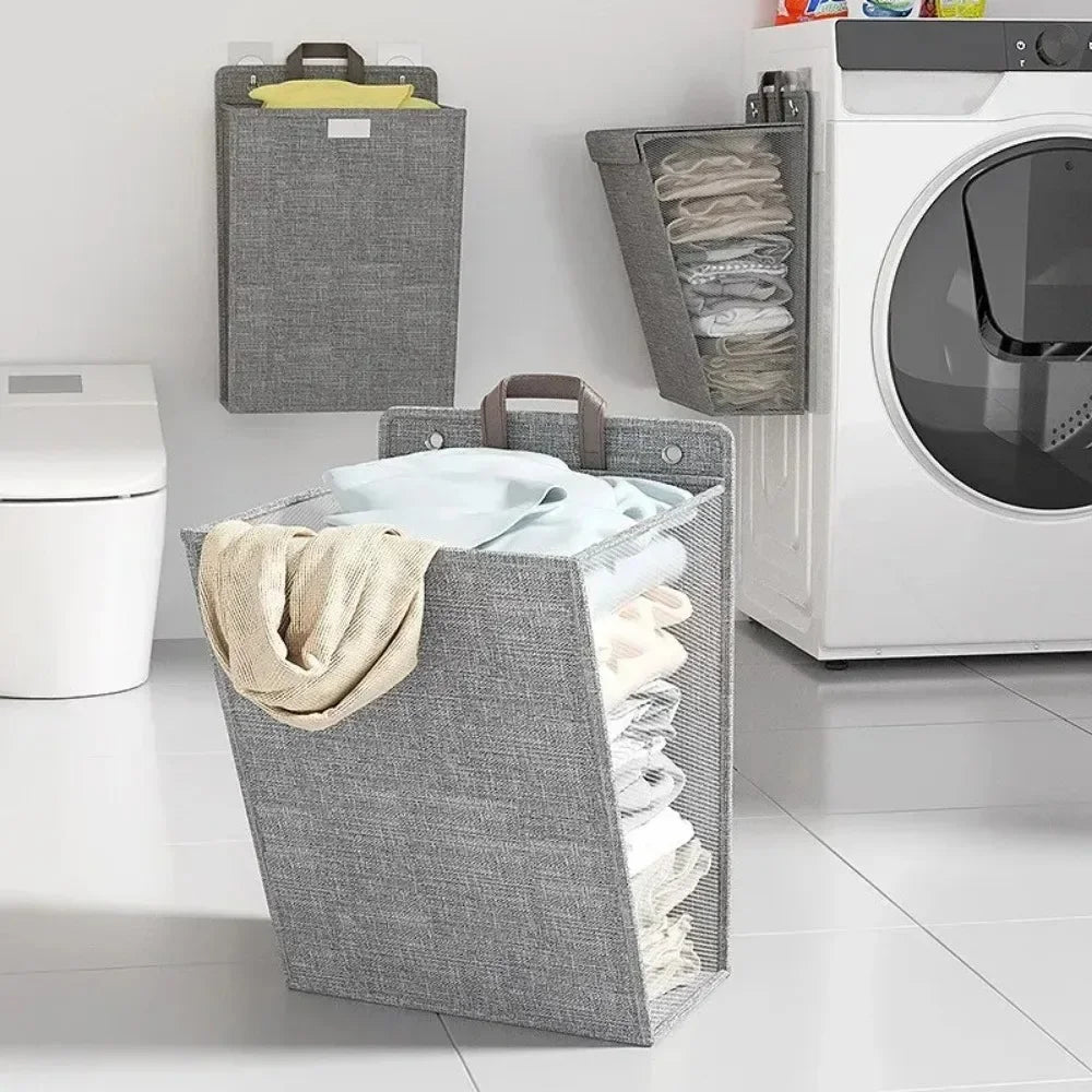 Household Laundry Baskets Foldable Bathrooms Laundry Baskets Multifunctional Large Capacity Waterproof Clothes Storage Basket