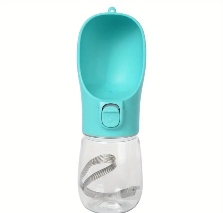 Dog Cat Water Bottle, Portable pet Water Bottle with Food Container, Outdoor Water Dispenser, Leak Proof Water Bottles for Dogs