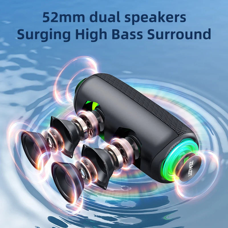 ZEALOT-MP2 Bluetooth Speakers 20W Enhanced Bass Portable Outdoor Wireless Speaker 15Hrs IPX5 Waterproof Speaker Bluetooth 5.3