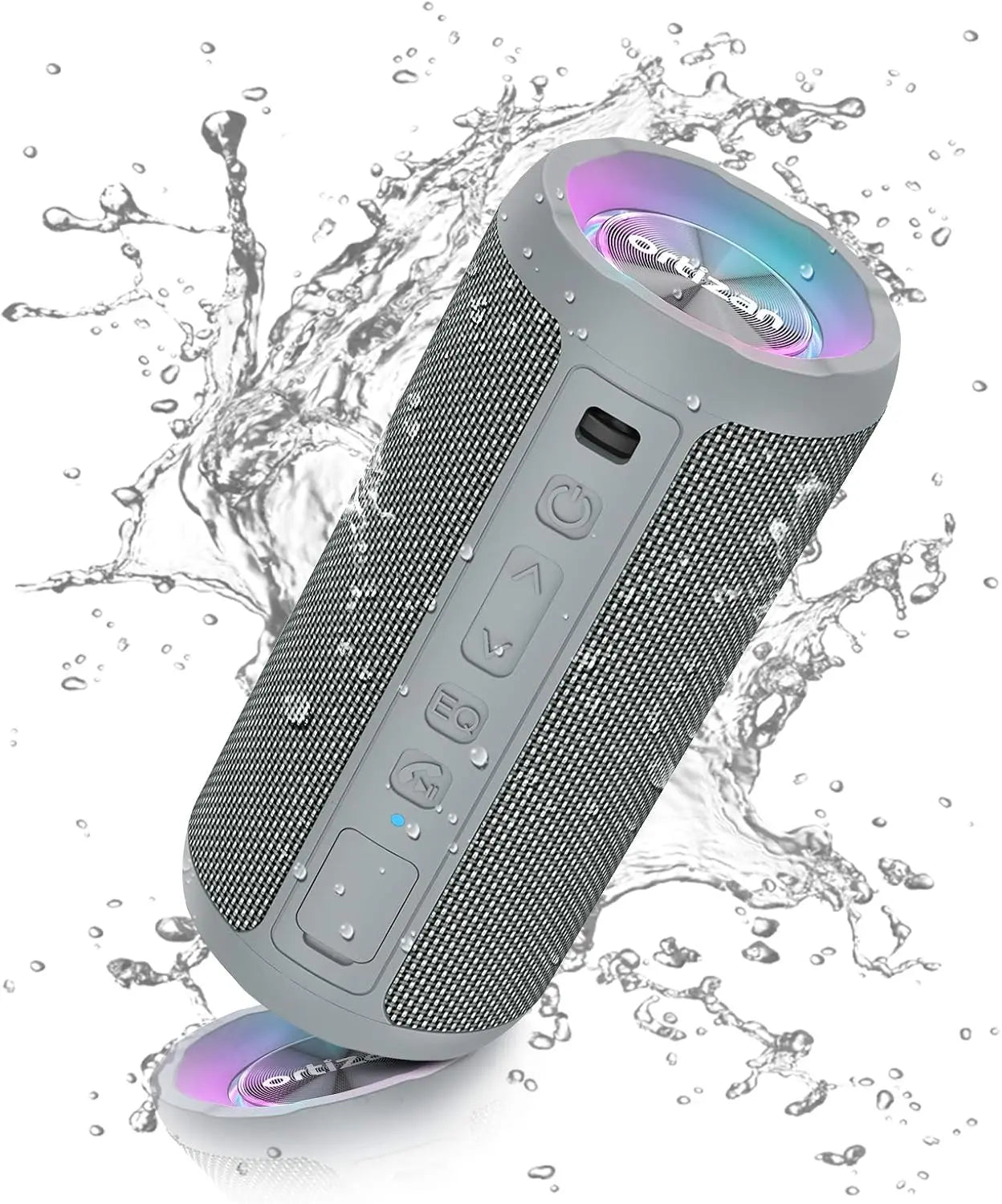 Ortizan X10 Portable Bluetooth Speaker 24W IP7 Waterproof Powerful Sound Box Bass Boost RGB Lights TF Play True Wireless Speaker