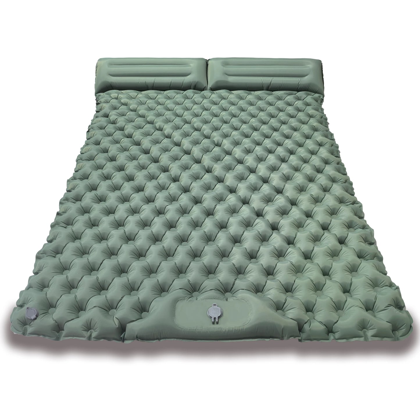 Double Dot Air Mattress for Couples, Inflatable Lounger Pad for Pool/Beach/Camping, Portable Tpu Bed