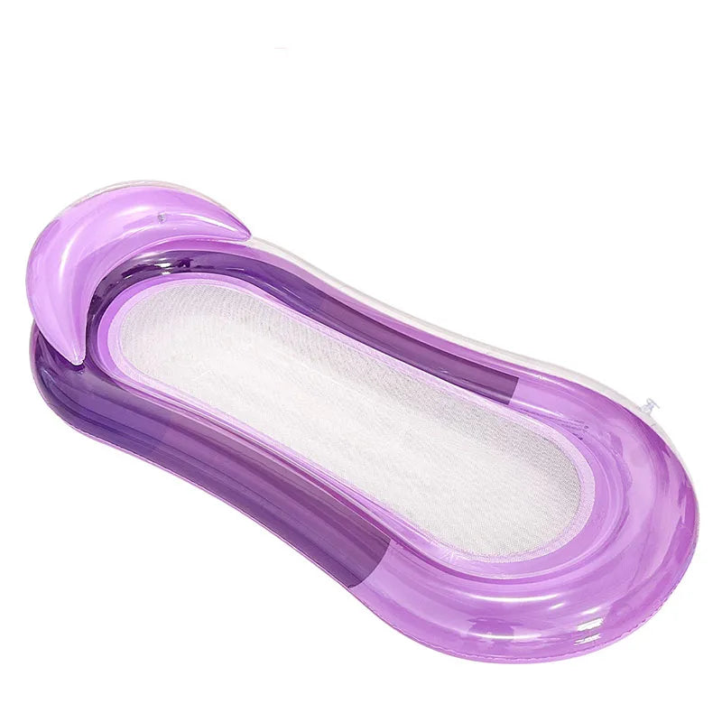 Floating Bed Swimming Pool Air Mattress Inflatable adults Pool Floats PVC Inflatable Floating Raft for Water Party, Swim Boat