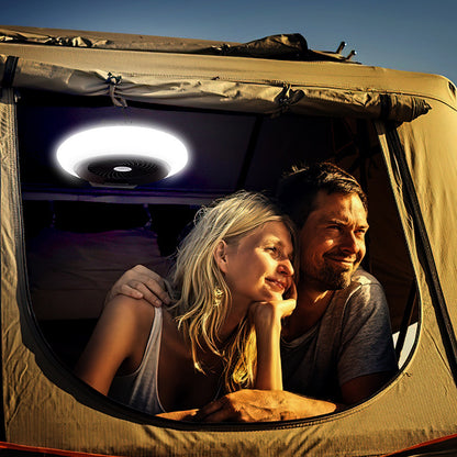 Outdoor Portable Camping Tent Fan Light