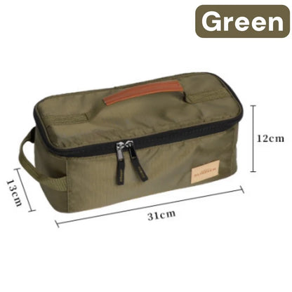 Camping Cookware Storage Organization Bag, Outdoor Portable Organizer Tote ziplock Bag Carrying Toolbag for Garden Picnic