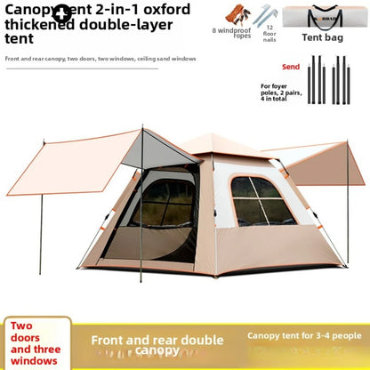 Lohascamping Large Camping Air Tent for 4-5 people Air shelter Dome tent Family Hiking  inflatable One-touch tent Outdoor Tent