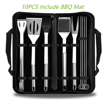 BBQ Tools Set Barbecue Utensil Accessories Thermometer Barbeque Grilling Accessories Outdoor Gril Tools Set BBQ Utensil Set
