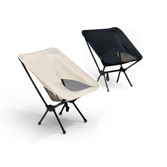 2025/ Foldable Camping Chairs Set Lightweight folding Chair Ultralight  *Backpacking Moon Chairs for Garden Picnic Beach Fishing