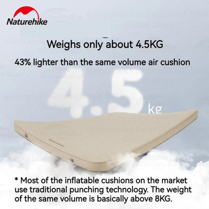 Naturehike C12 Inflatable Mattress Outdoor Camping Sponge TPU Automatic Air Cushion Lightweight Single Double Bed Portable Pad