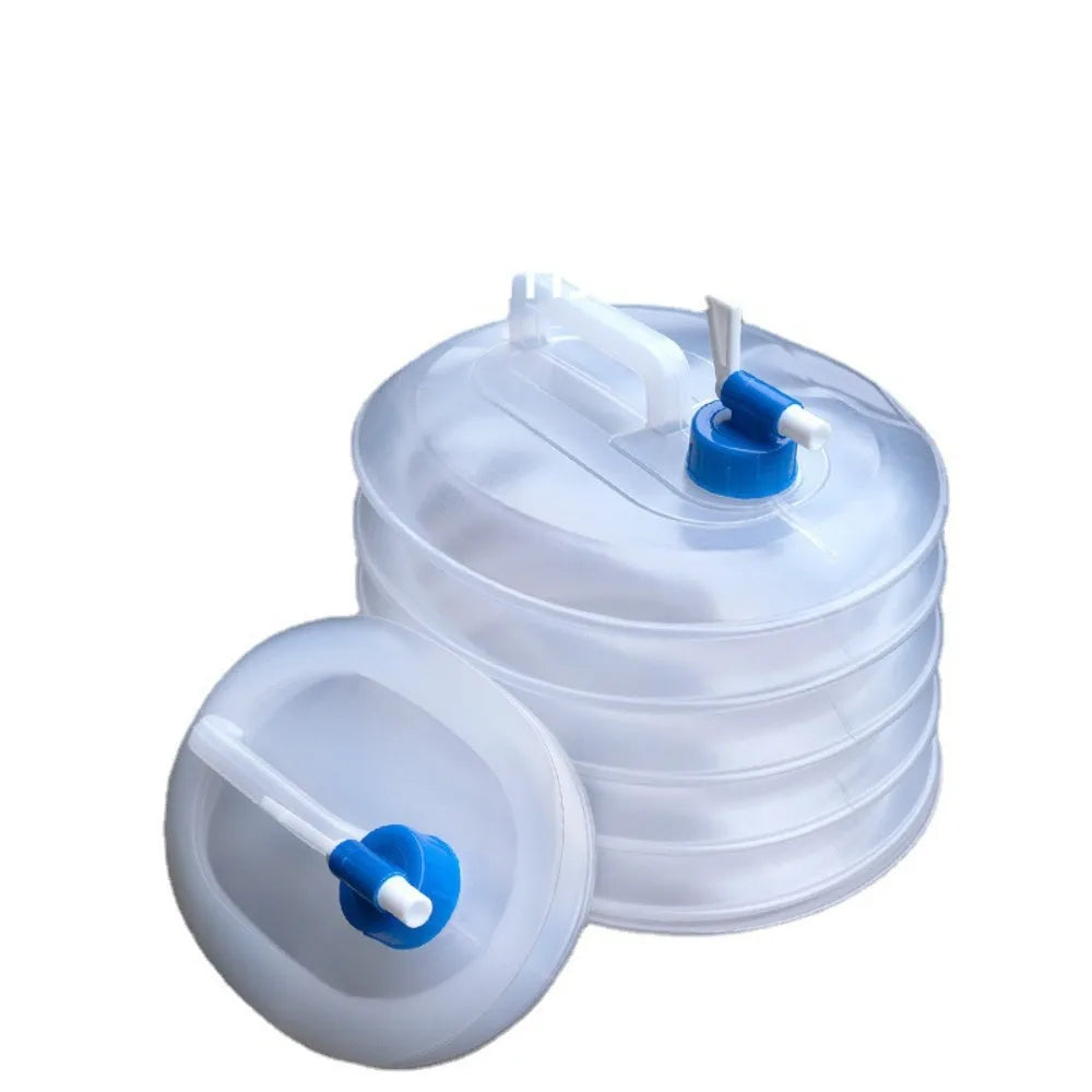 Portable 5/10L /15L Outdoor Foldable Collapsible Drinking Car Water Bag Carrier Container Outdoor Camping Hiking Picnic Emergenc
