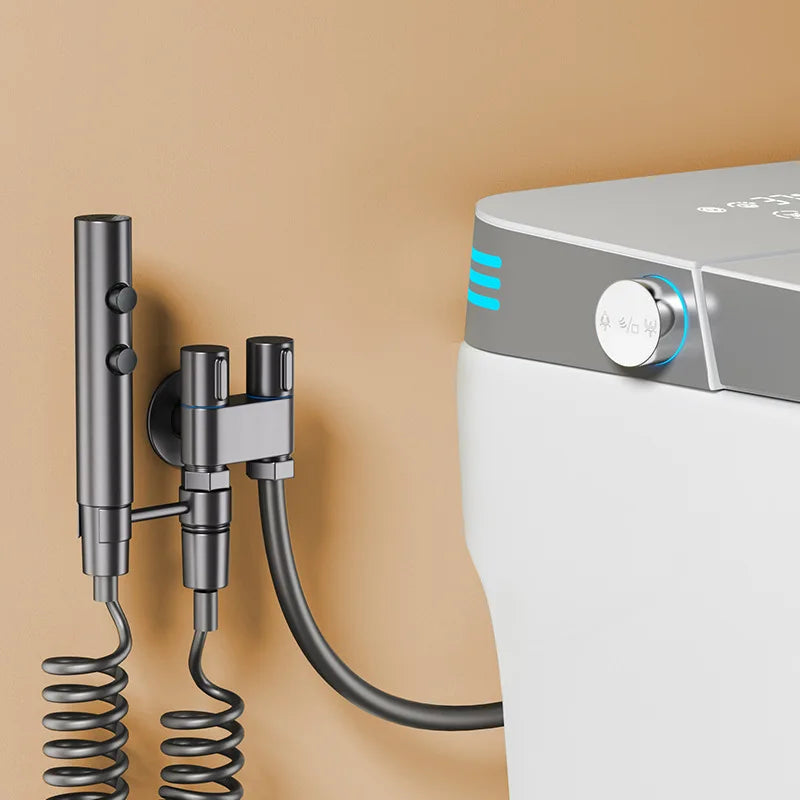 STARON Bidet toilet sprayer set spray water bathroom handheld  sprayer toilet shower double outlet angle valve toilet accessorie