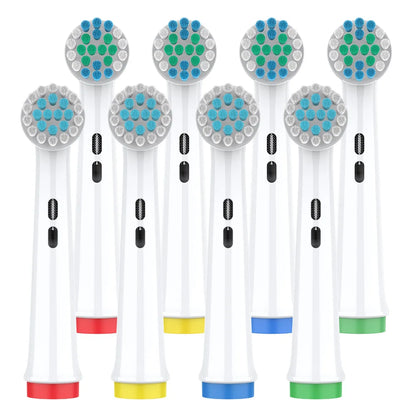 Compatible with Oral electric toothbrush head p2/4000/3757/d12/3766 OLB Refill Sensitive Cross replacement head universal