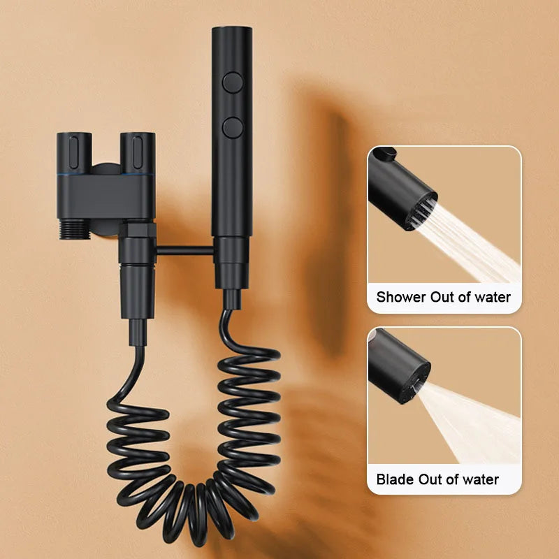 STARON Bidet toilet sprayer set spray water bathroom handheld  sprayer toilet shower double outlet angle valve toilet accessorie