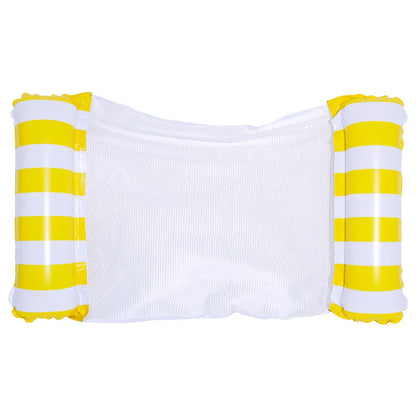 PVC Summer Inflatable Foldable Floating Row Swimming Pool Water Hammock Air Mattresses Bed Beach Water Sports Lounger Chair