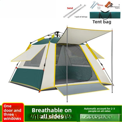 Lohascamping Large Camping Air Tent for 4-5 people Air shelter Dome tent Family Hiking  inflatable One-touch tent Outdoor Tent