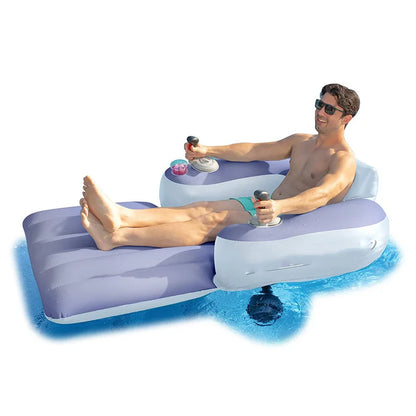 Comfortable Electric Swimming Inflatable Ride-ons Sunbathing Pool Lounge Raft Floatie Toys Inflatable Air Mattresses Bed