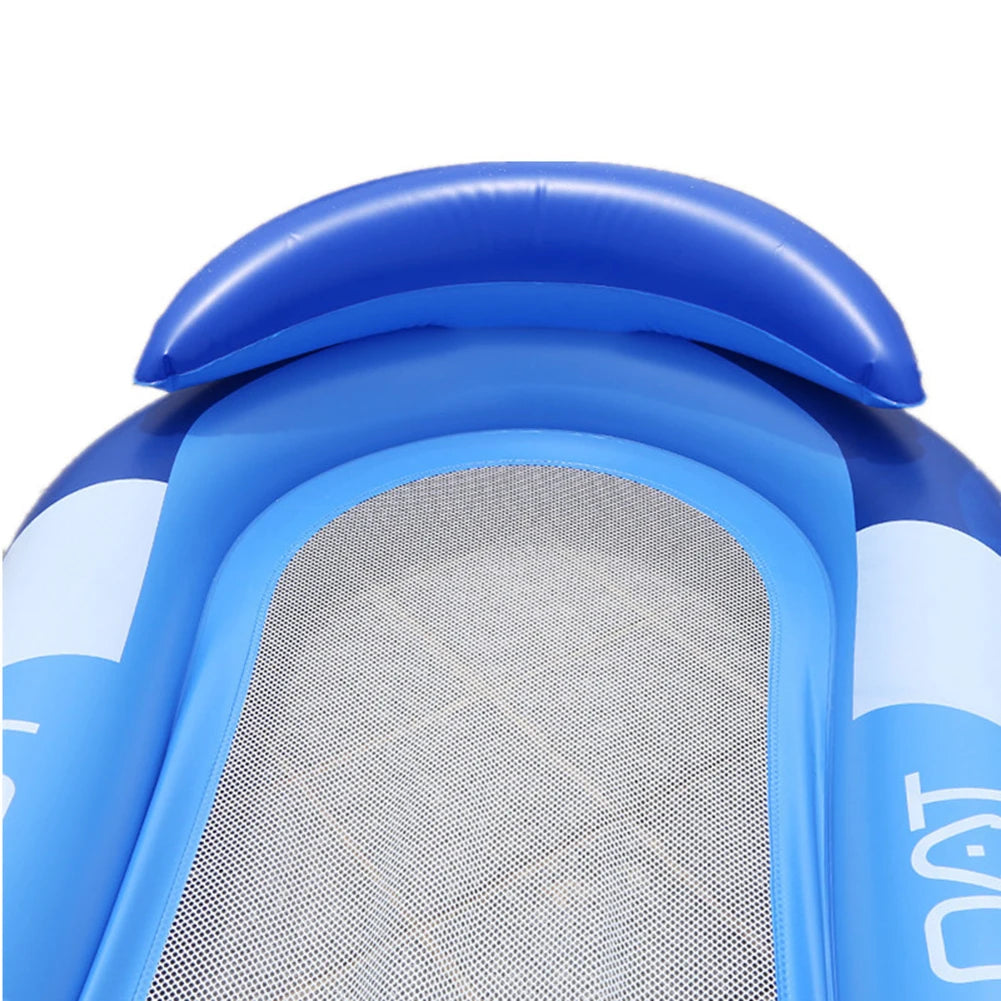 Inflatable Women Air Mattress Water Hammock Floating Swimming Pool Mattress Party Lounge Bed Beach Sports Recliner Recreation